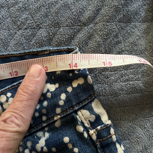 Free People Discharged Bleached Bali Mantra Jean Flares - Picture 7 of 7